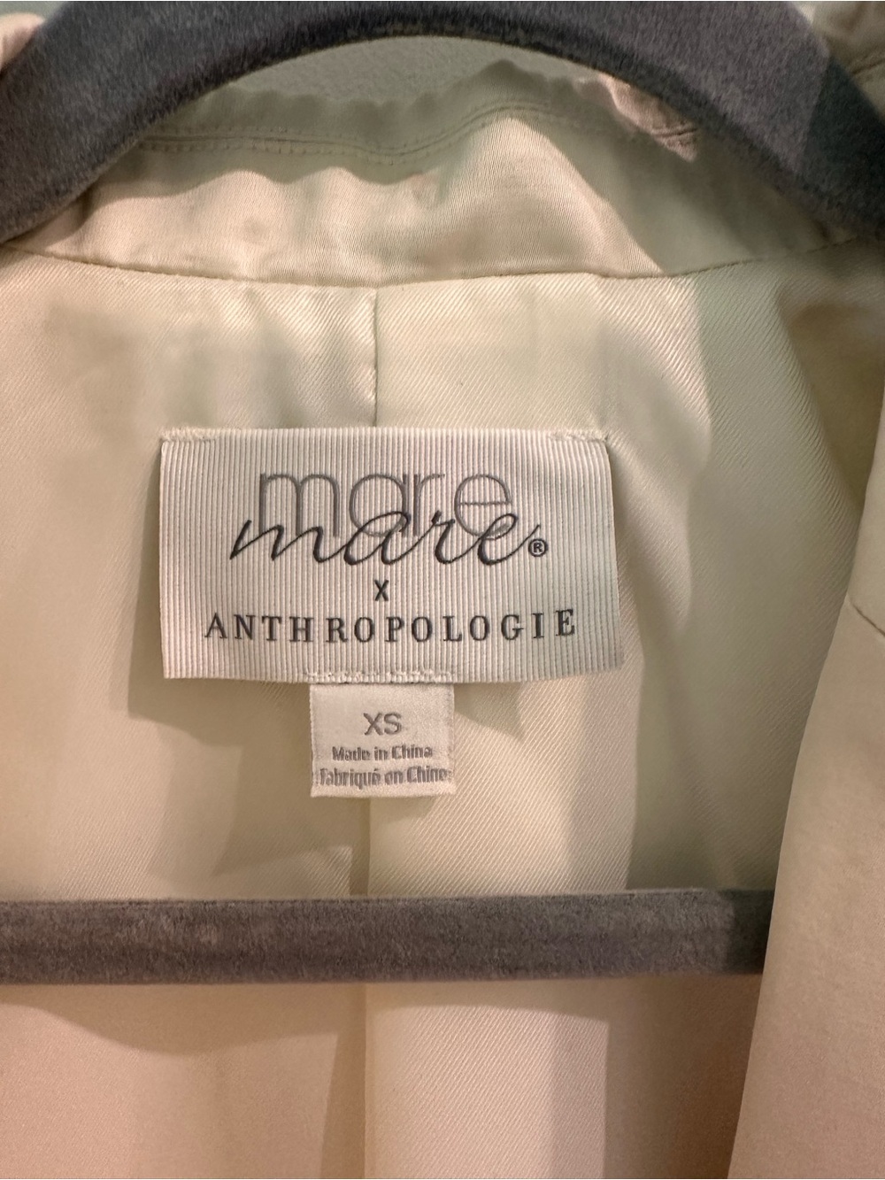 Mare Marr X Anthropologie Satin Blazer View 3
